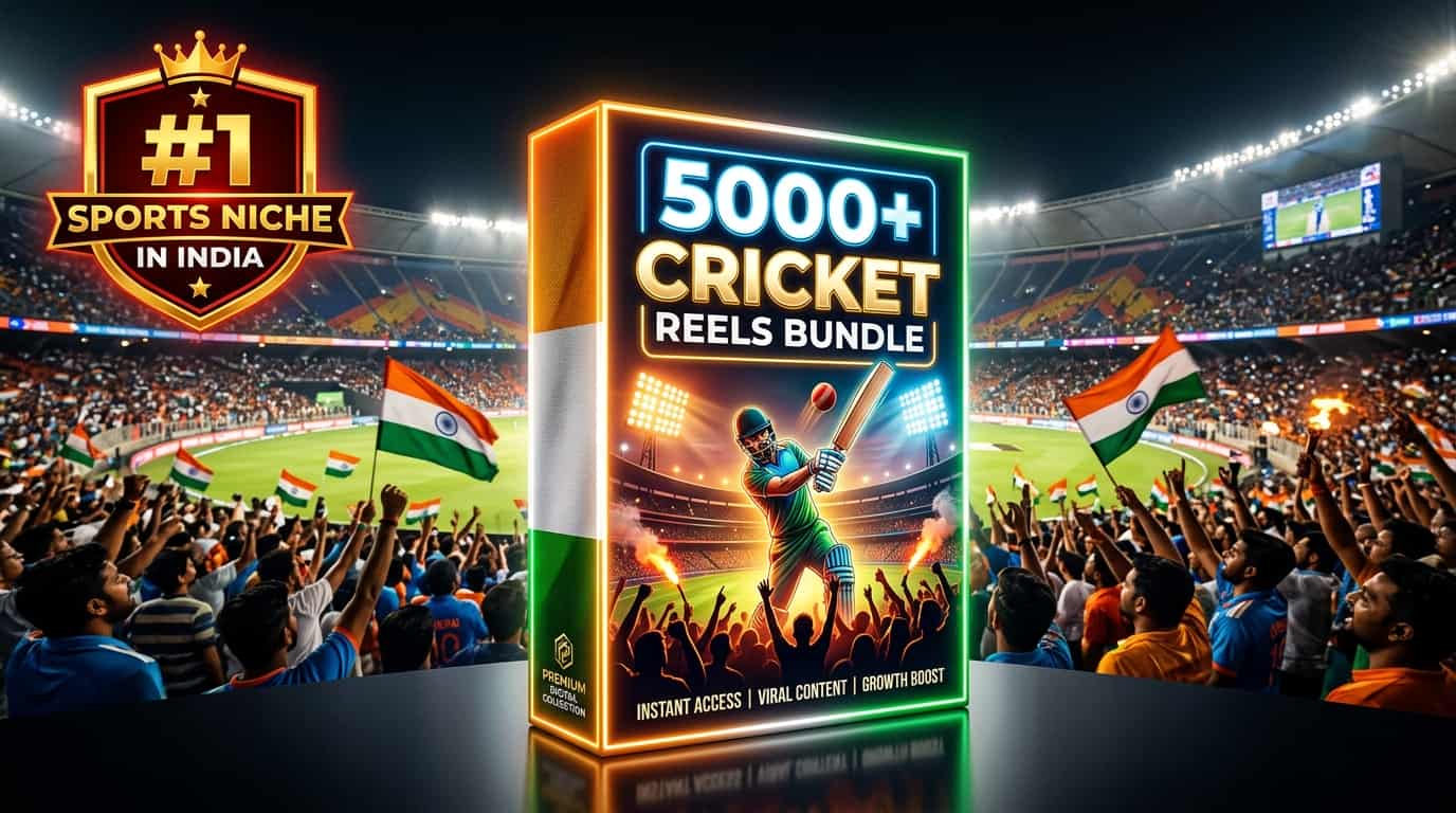 Cricket Reels Bundle  (5,000+ Videos)
