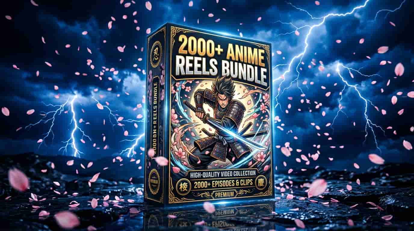 Anime Reels Bundle  (2,000+ Videos)