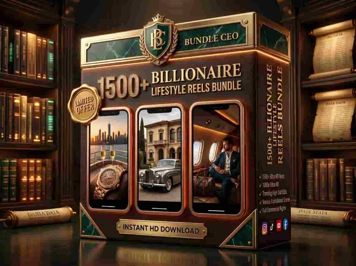 Billionairs Lifestyle Reels Bundle (1500+ Videos)